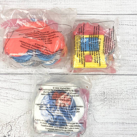 Vintage 1999 McDonalds Happy Meal Toy Fisher Price Set of 3 - Picture 9 of 11